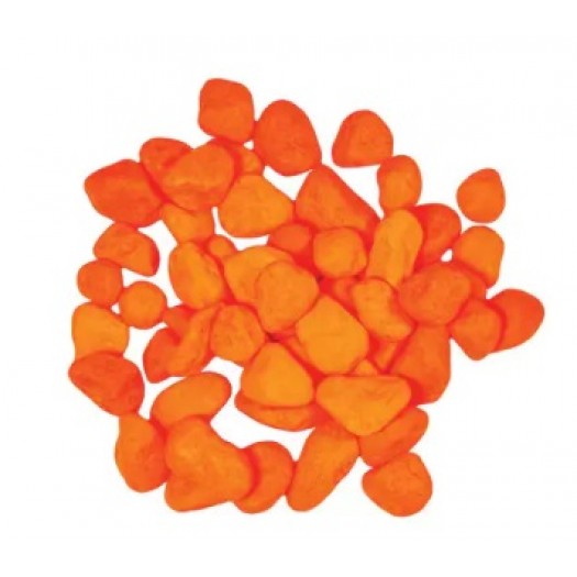 Happet spalvotas gruntas, 4 cm, 1 kg (oranžinis)