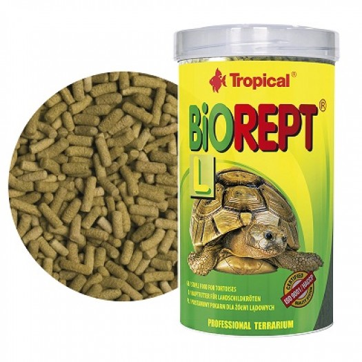 Tropical BIOREPT L maistas sausumos vėžliams, 140 g (500 ml)